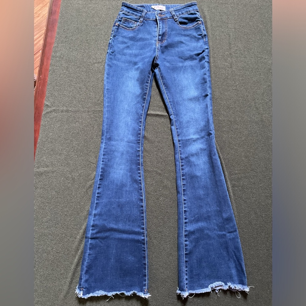 Classic Blue Flared Women Jeans